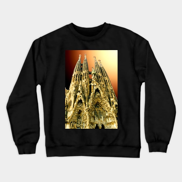 Sagrada Família, Barcelona, Spain Crewneck Sweatshirt by vadim19